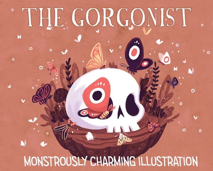 The Gorgonist creates monstrously charming illustrations.