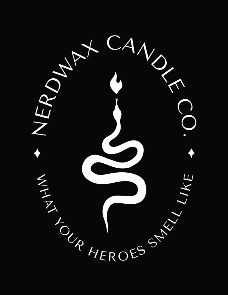 The logo for Nerdwax Candle Co., LLC