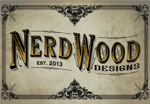 The logo for Nerd Wood Designs.