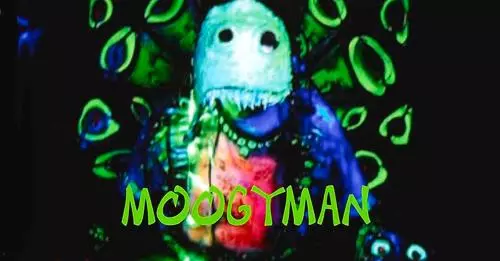 Moogyman in the dark.