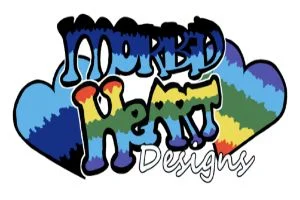 The logo for mended heart designs.