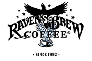 Raven's Brew Coffee Logo.