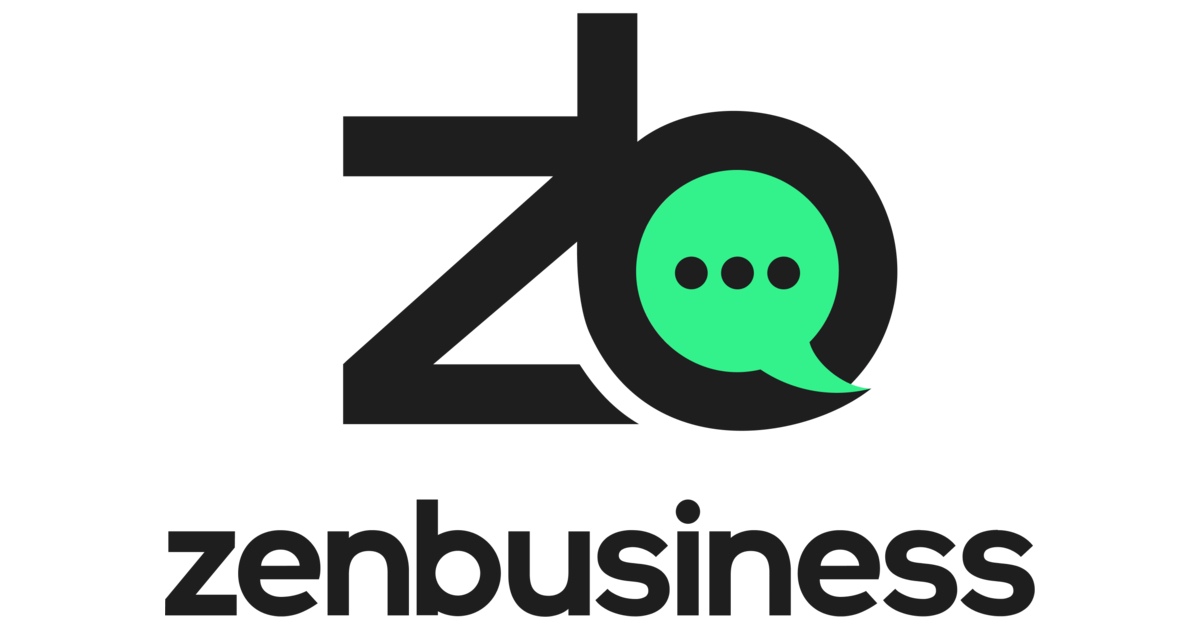 Please visit the ZenBusiness homepage and specifically observe their company logo.