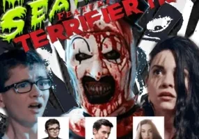 Crypticon Seattle 2026 poster featuring a scary clown and three guests: Elliott Fullam, David Howard Thornton, Lauren LaVera.