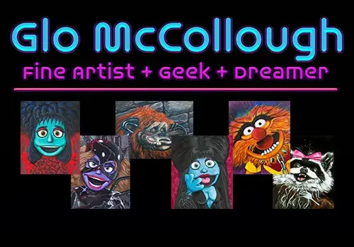 Glo McCollough is a talented artist and visionary geek associated with Dark Productions.