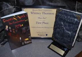Whitney thomson's first place award.