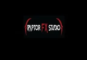 A black background with the words raptor fx studio.